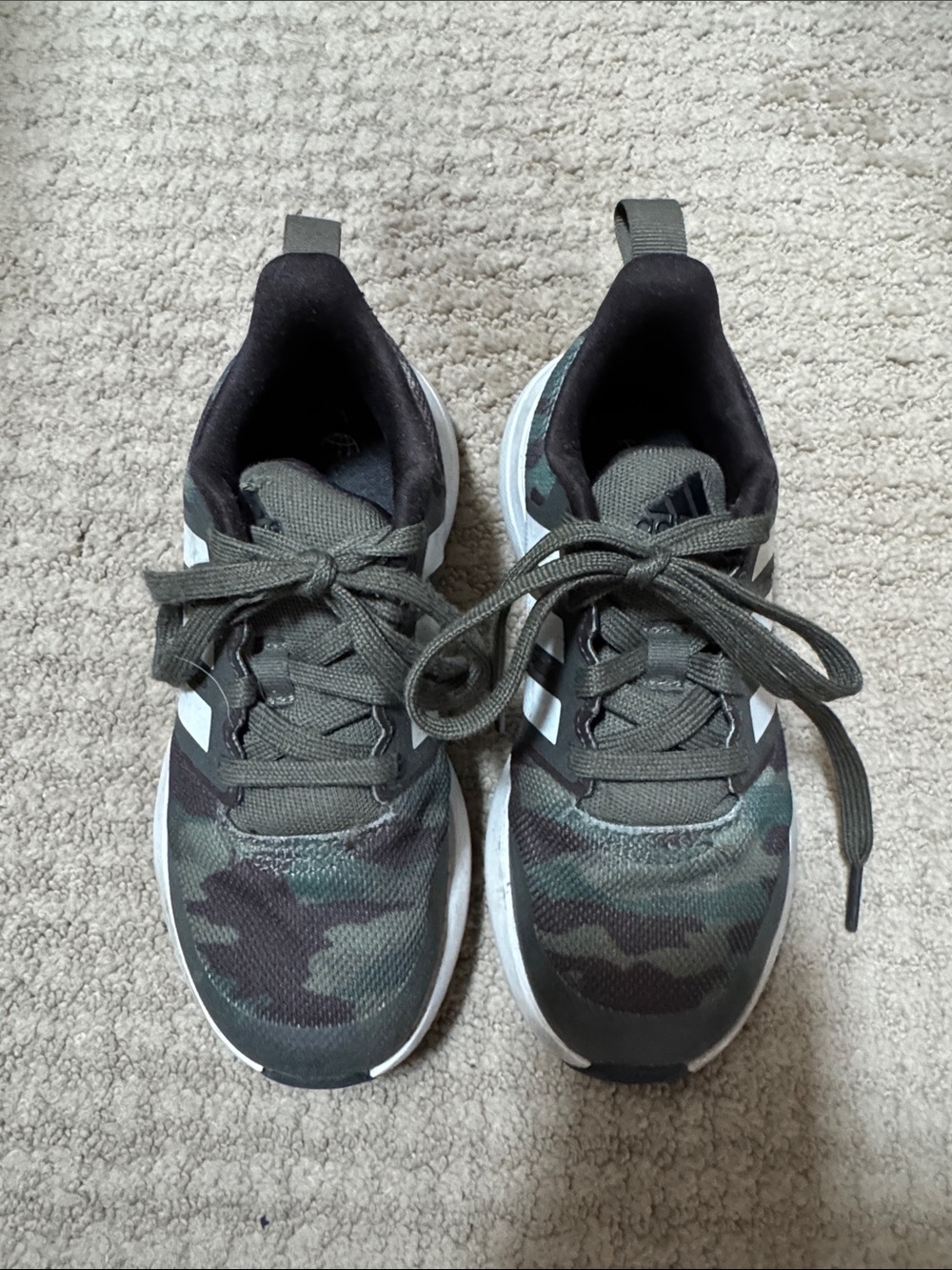 Kids' Camouflage Athletic Sneakers - Green